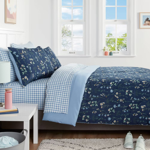 5pc twin extra long floral - extra,